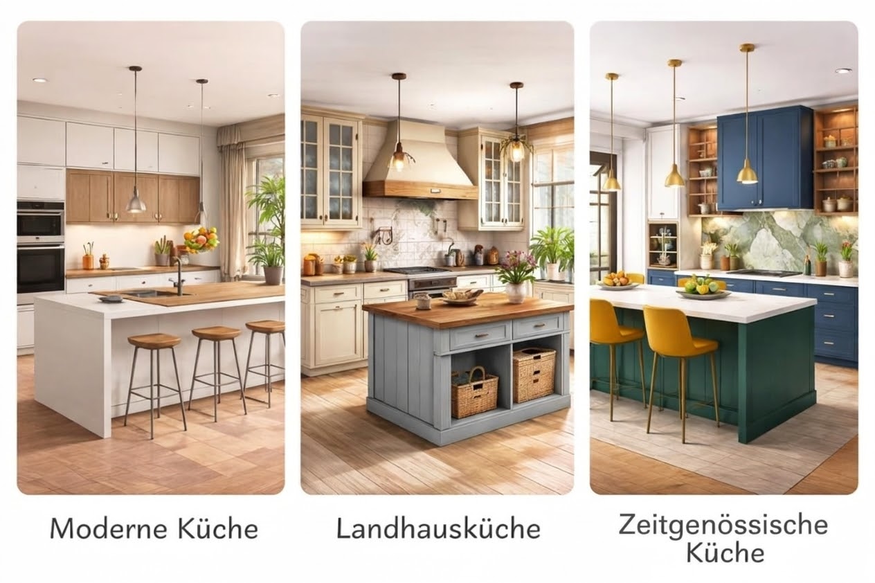 Küchenvarianten im Vergleich