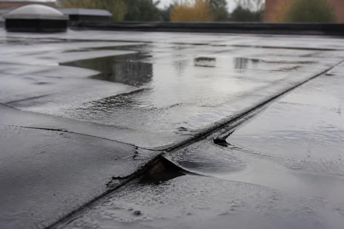 Common flat roof leak causes
