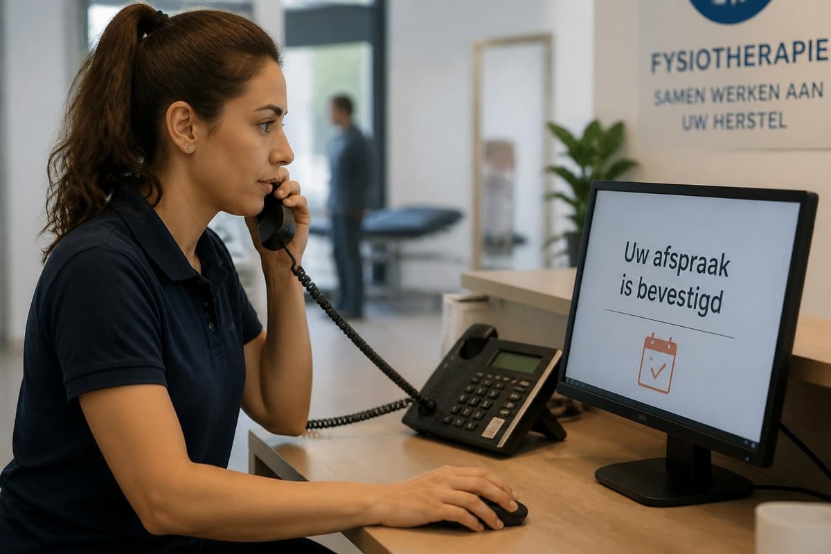 Communicatie fysiotherapiepraktijk tijdens stroomuitval