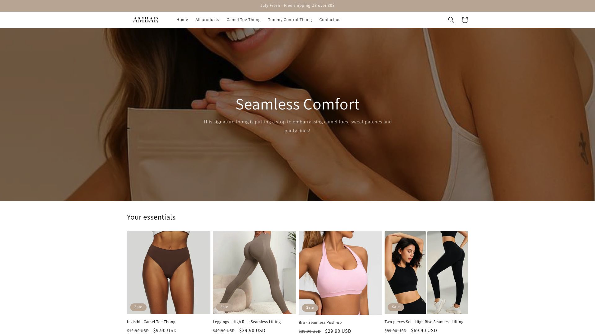 7 Best Anti Camel Underwear Picks for Comfort in 2025 - Ambar Wear Seamless Anti Camel Toe Thong