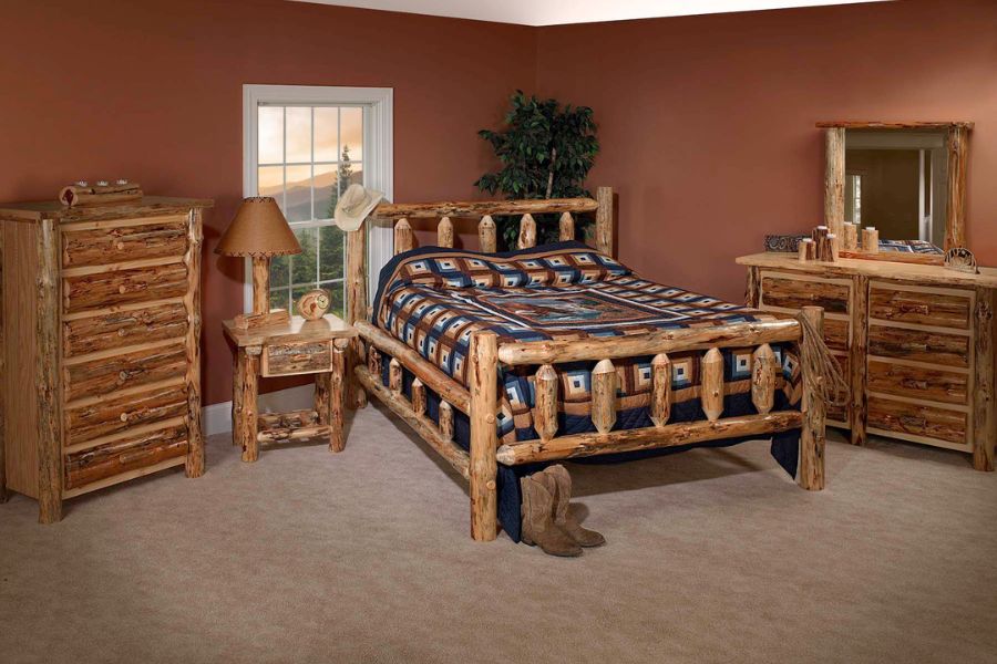 The Unique Appeal of Log Bed Frames