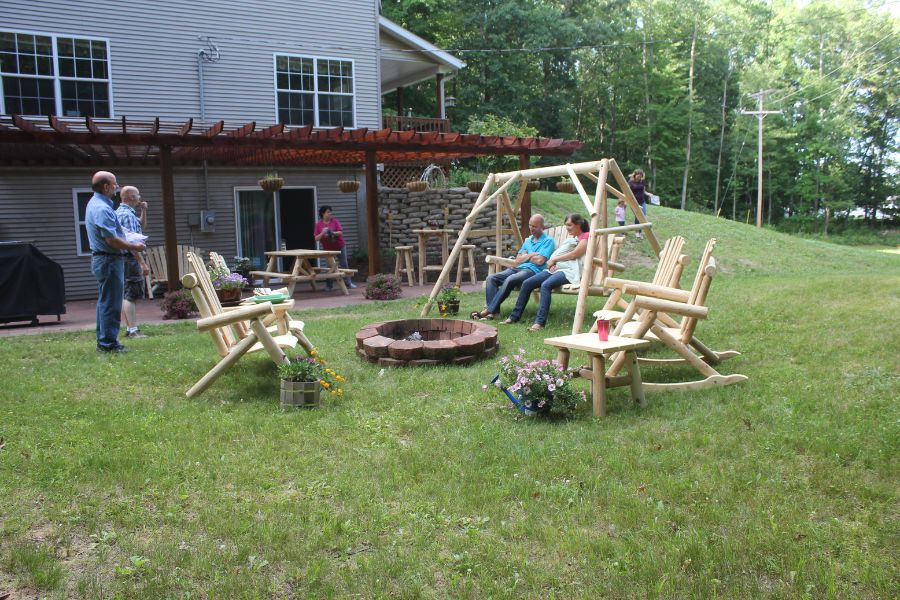 The Enduring Appeal of Outdoor Log Furniture
