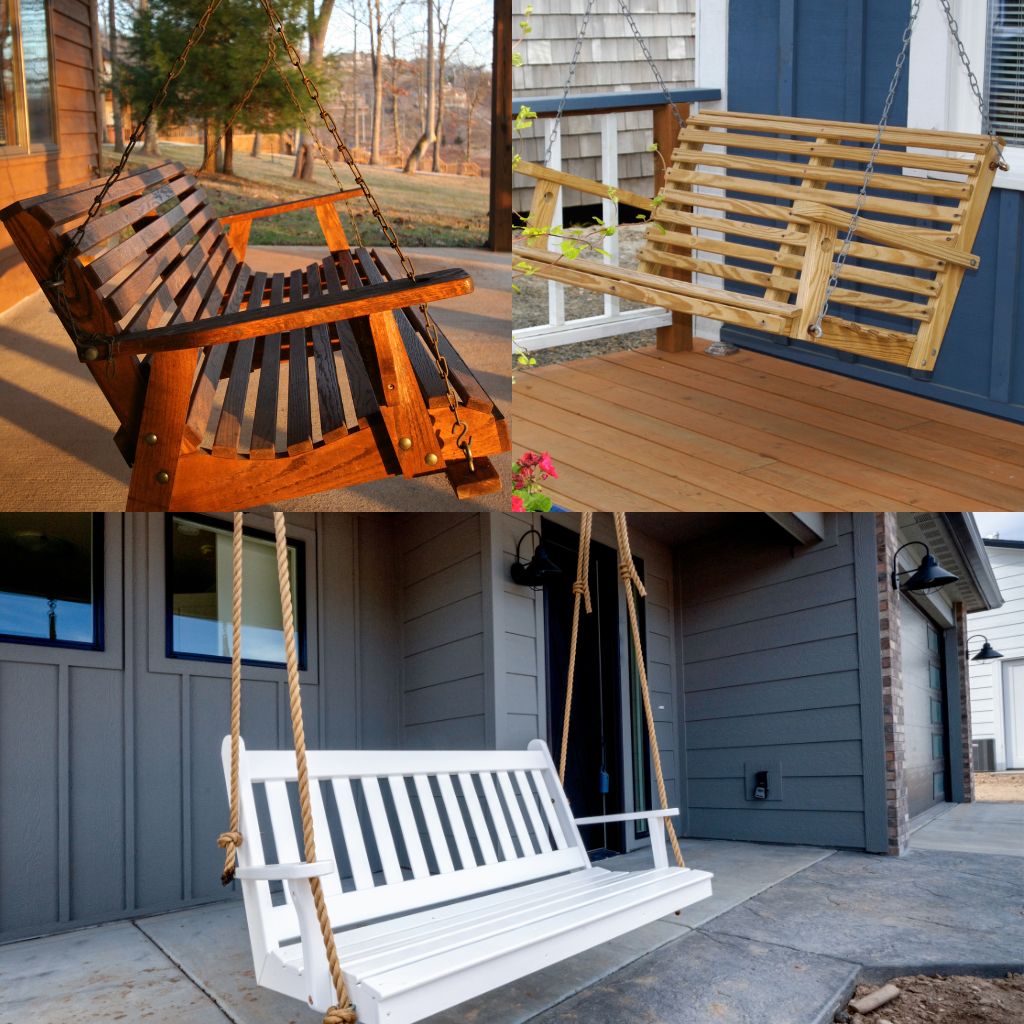 Types of Wood Used in Porch Swings