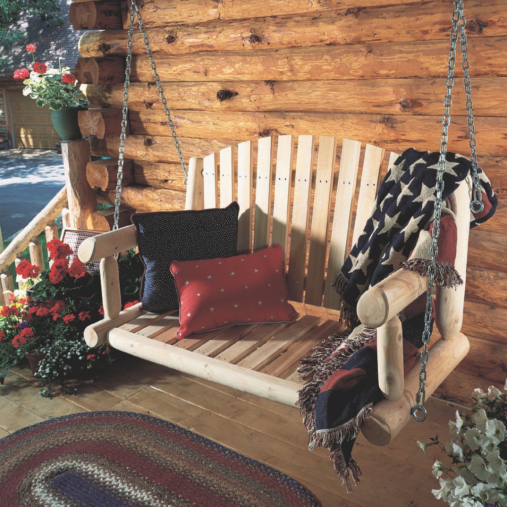 Styles and Designs of Wood Porch Swings