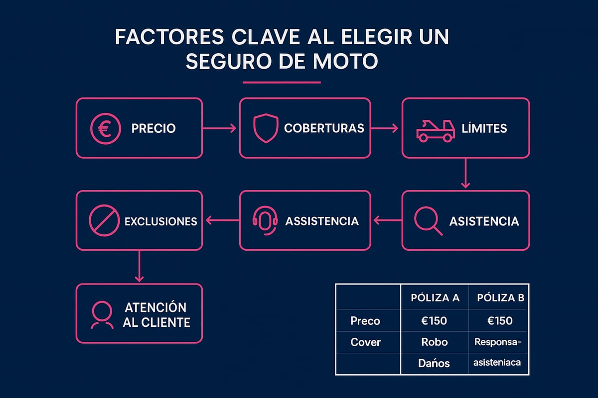 Guía Esencial de Comparador de Seguros para Moto 2026 3 Factores clave para comparar seguros de moto en 2026