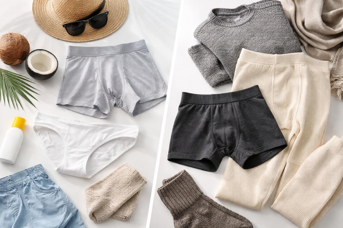 Seasonal underwear planning