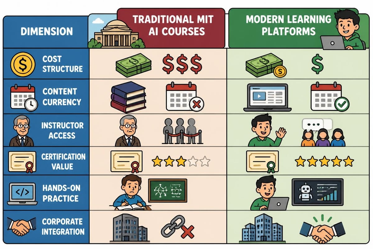 AI learning platform comparison