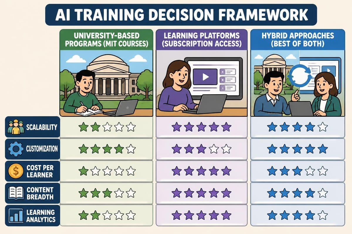 Corporate AI training framework