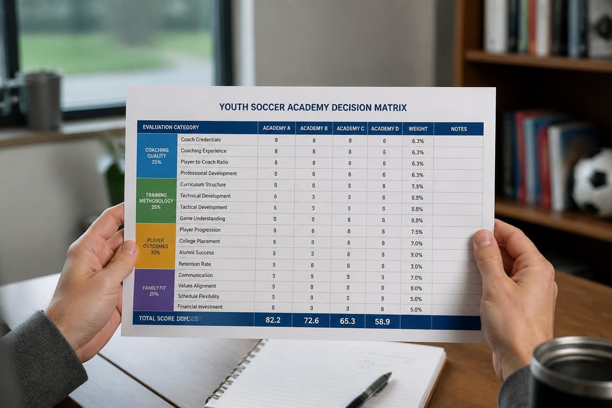 Academy evaluation framework
