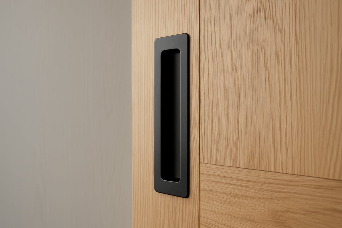 What Are Flush Barn Door Pulls?