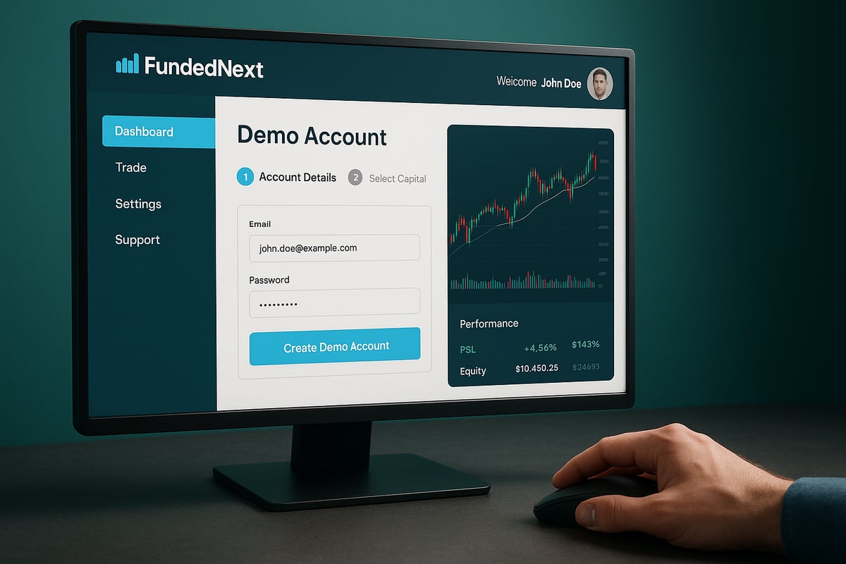 Step-by-Step Guide: Setting Up Your FundedNext Demo Account
