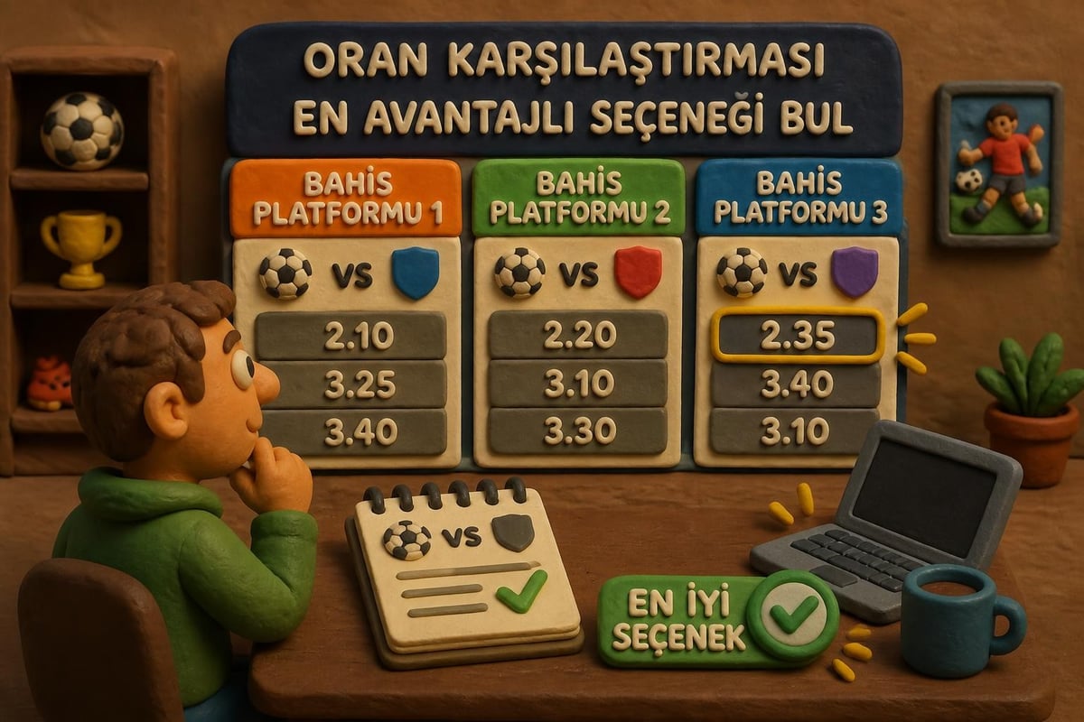 Bahis oranları karşılaştırma tablosu