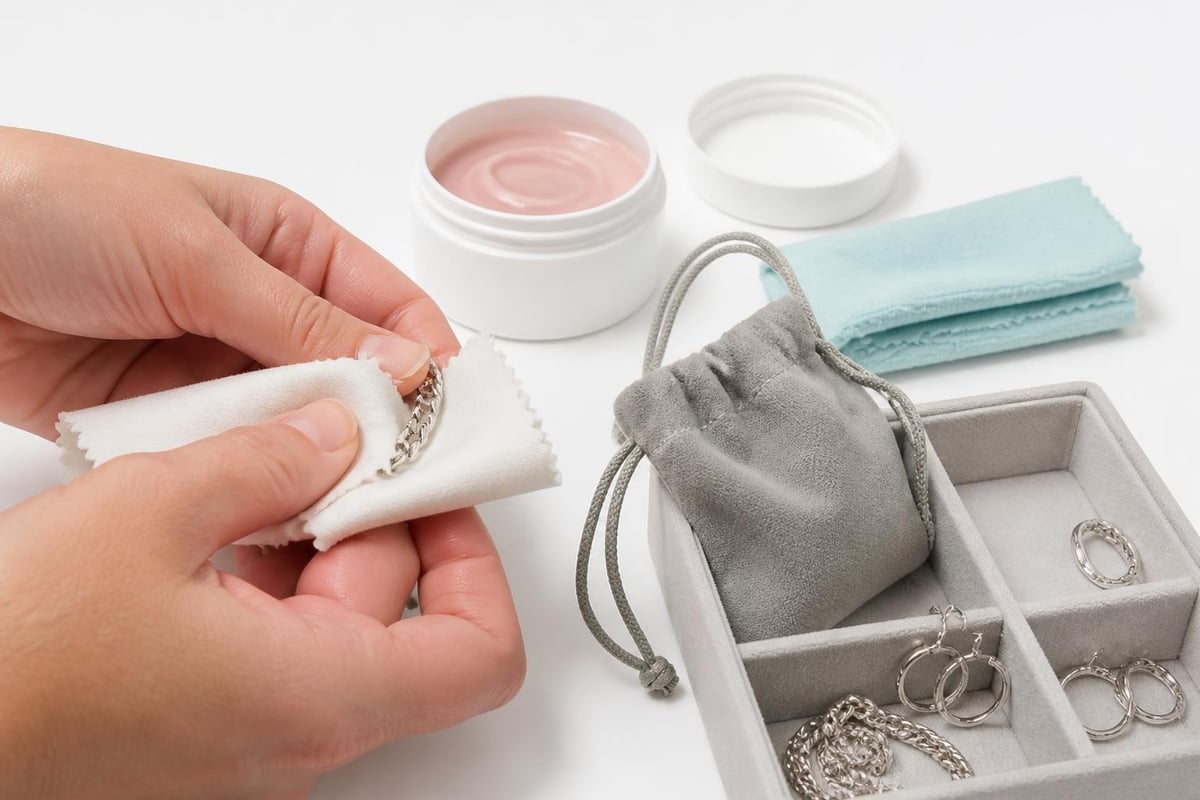 Sterling silver cleaning process