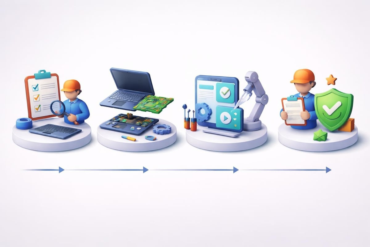 PlayStation repair stages