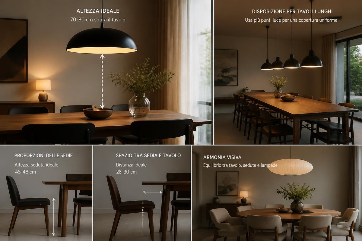 Dining room lighting and coordination