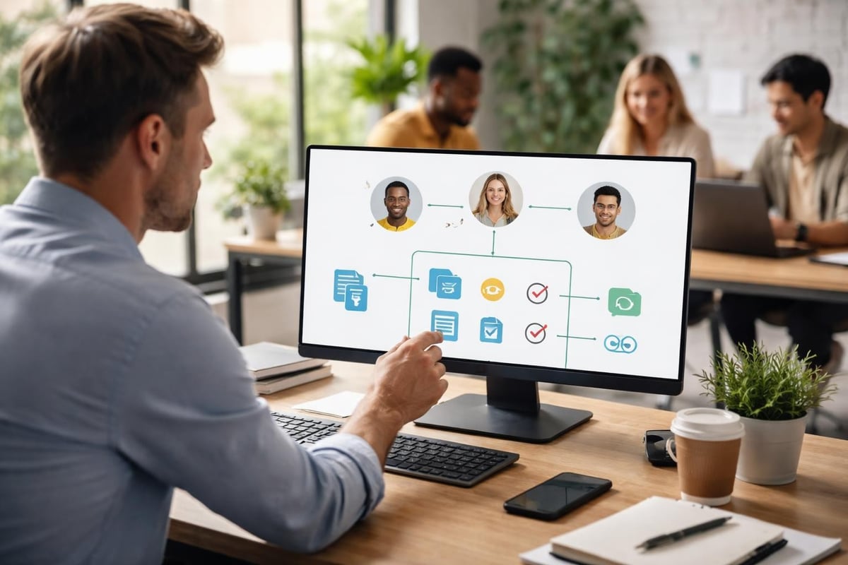 Teamzusammenarbeit in der Cloud