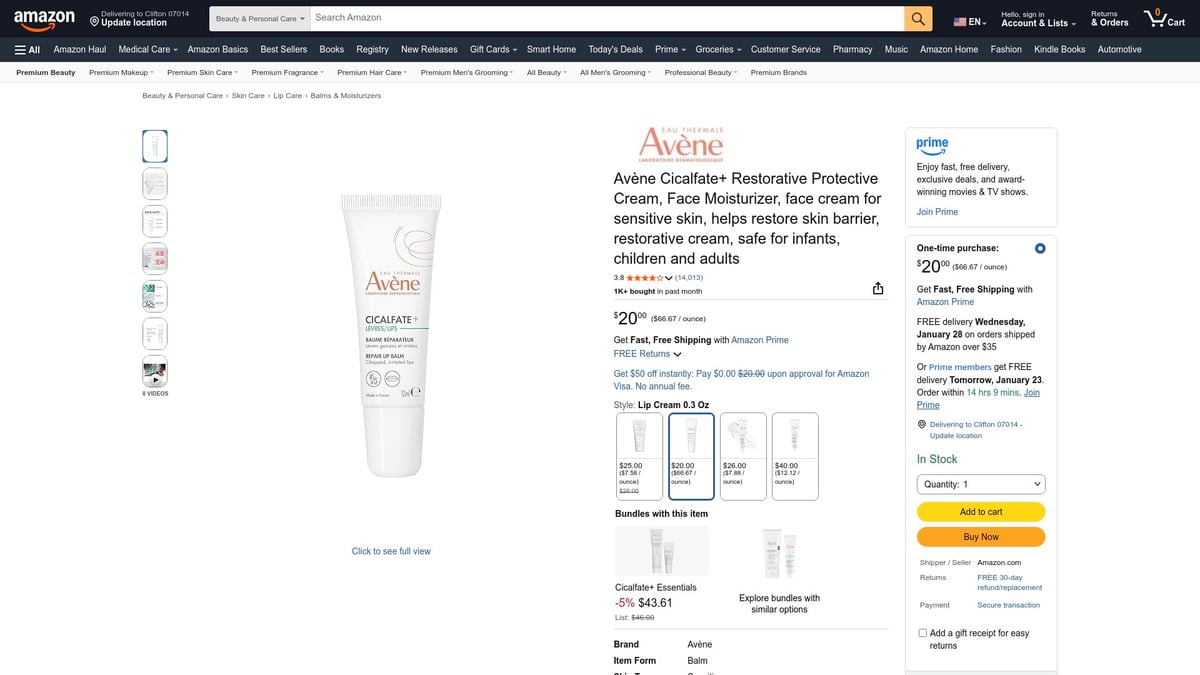 Top 10 Best Lip Balm For Lips To Nourish In 2026 - Avène Cicalfate Lip Restorative Balm