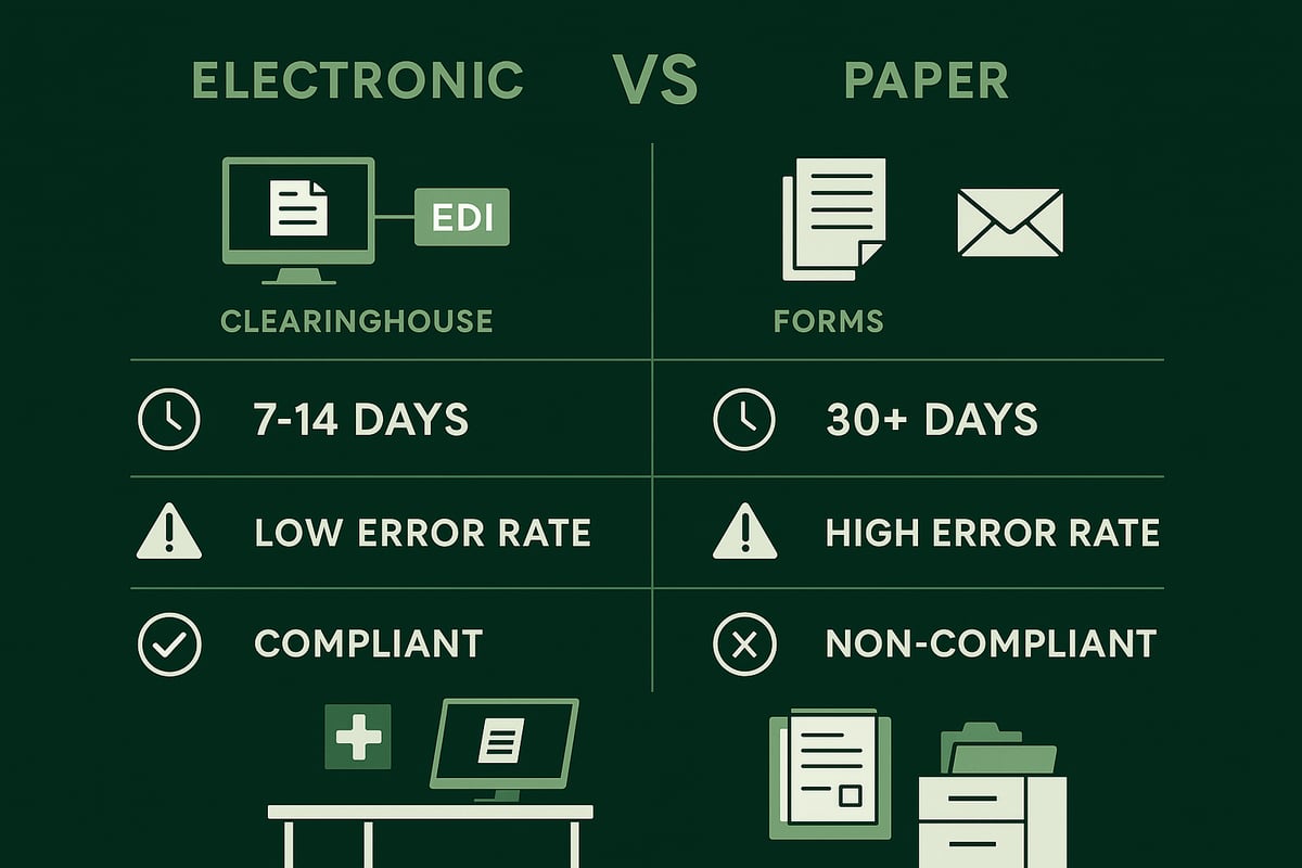 Methods of Claim Submission: Electronic vs. Paper