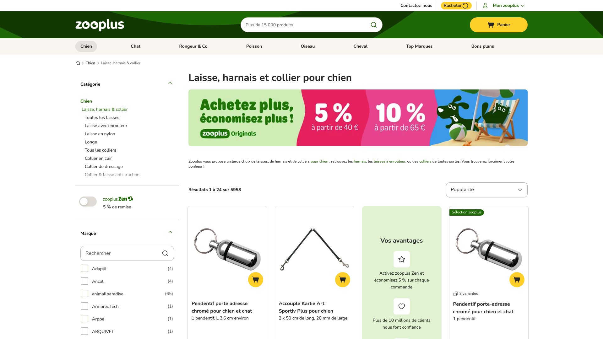 7 Meilleures Laisses Chiens à Découvrir en 2025 - Laisse Multiposition Trixie Premium