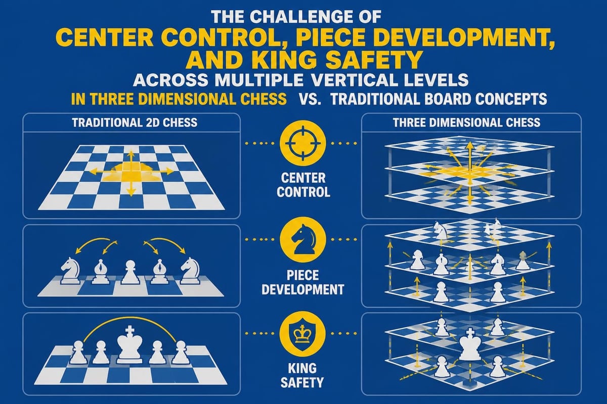 Strategic concepts in three dimensional chess