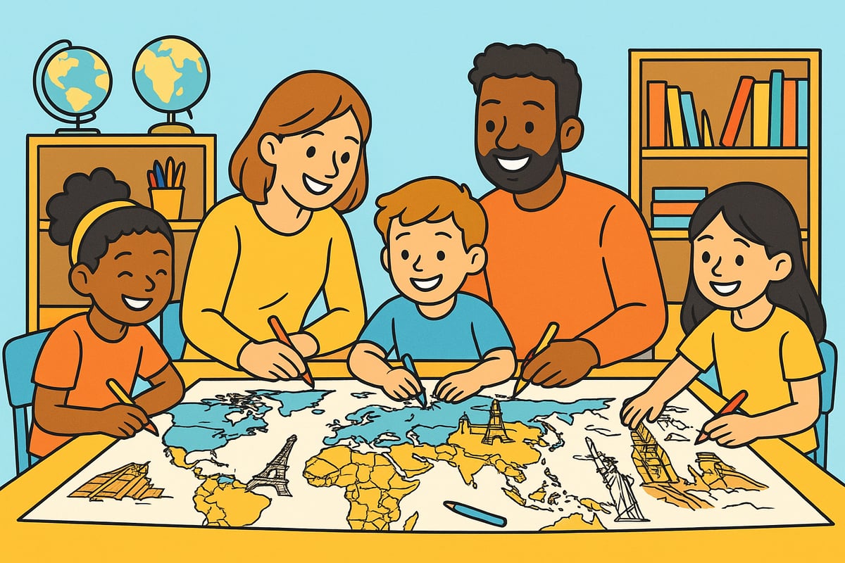 Educational and Therapeutic Benefits of World Coloring Sheets