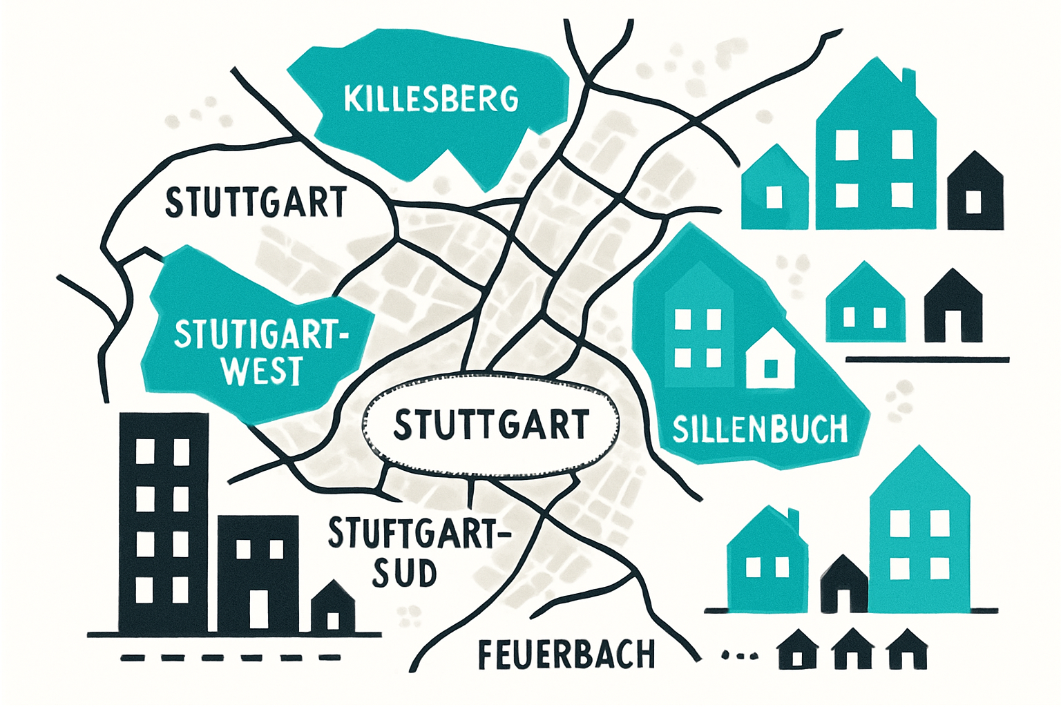 Regionale Unterschiede: Preisentwicklung in Stuttgarter Stadtteilen