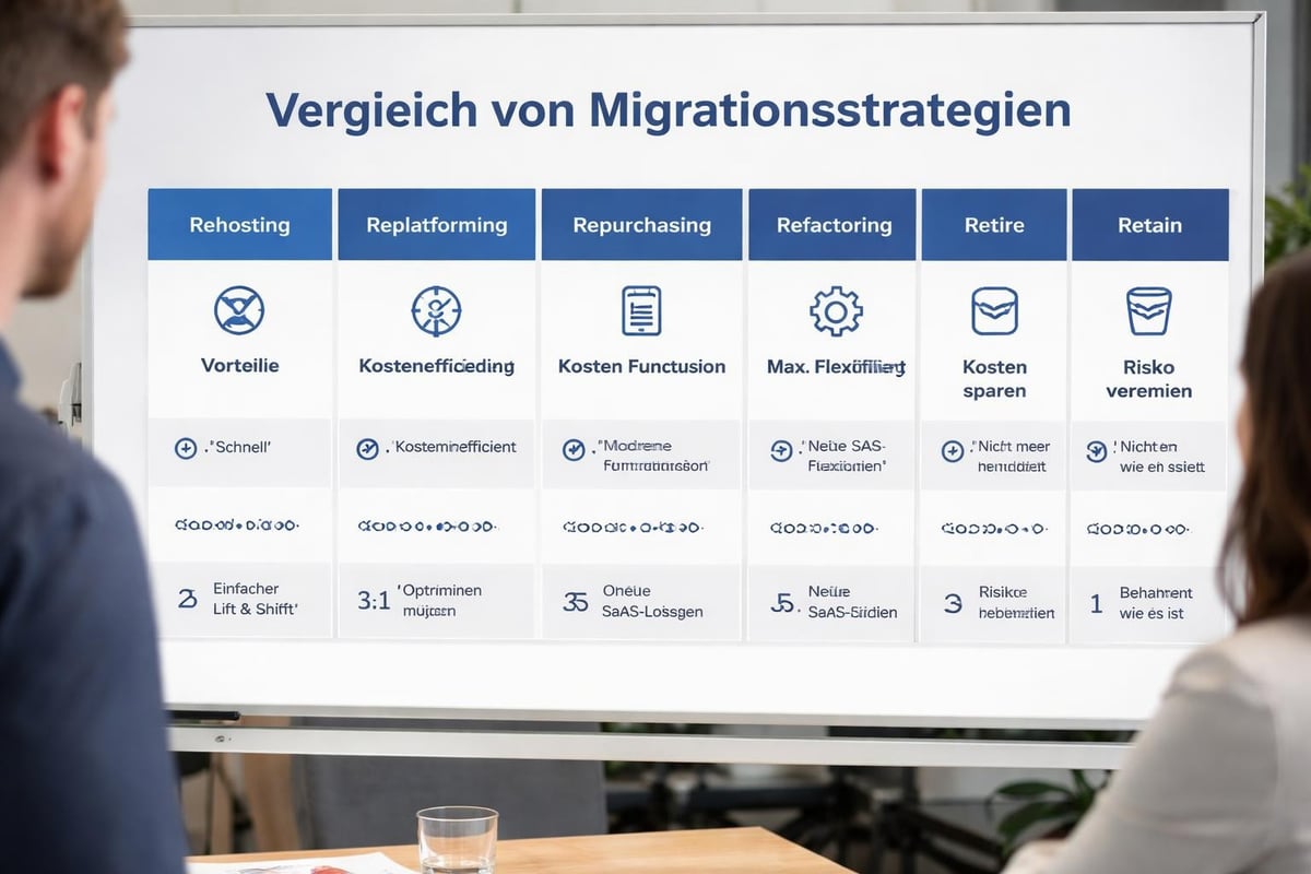 Cloud migration strategies comparison