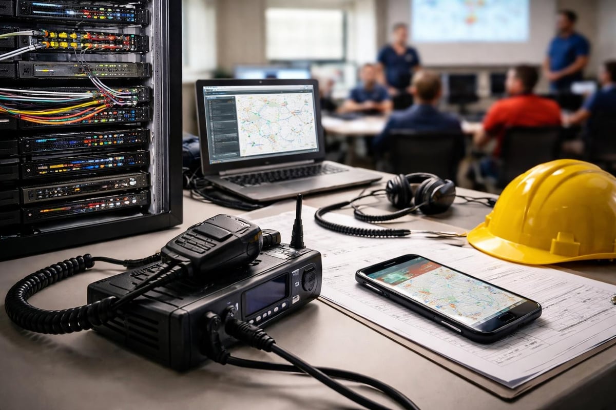 Emergency communication technology stack layers