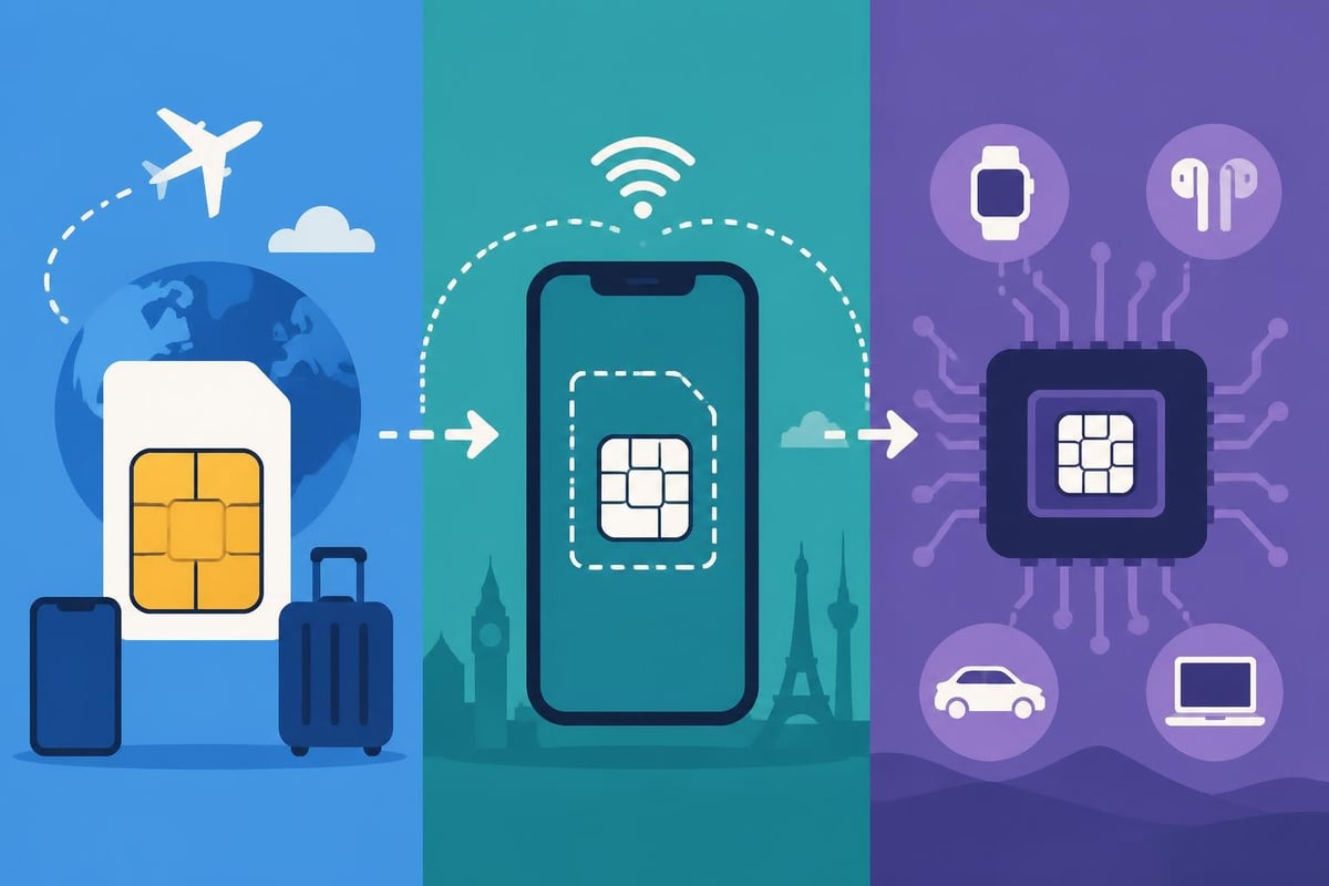 Mobile eSIM technology evolution