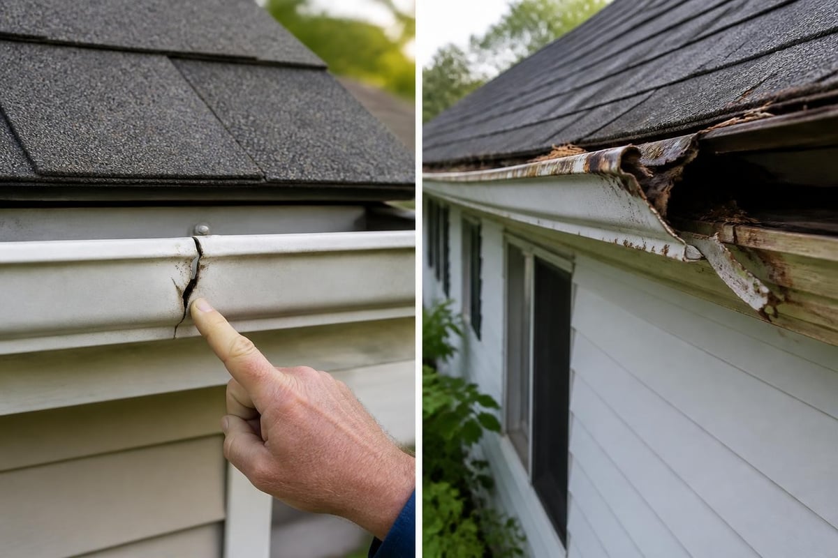 Gutter damage assessment