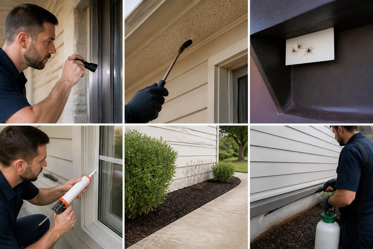 Spider pest management workflow