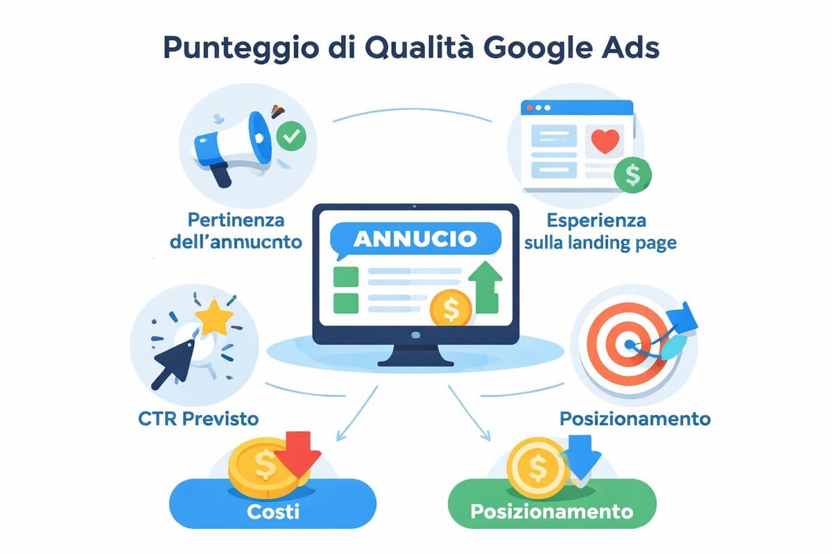 Google Ads quality score factors