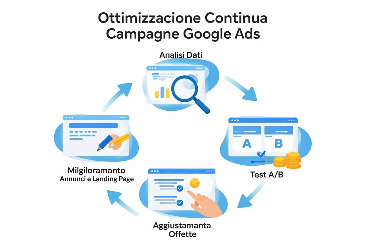 Google Ads campaign optimization cycle