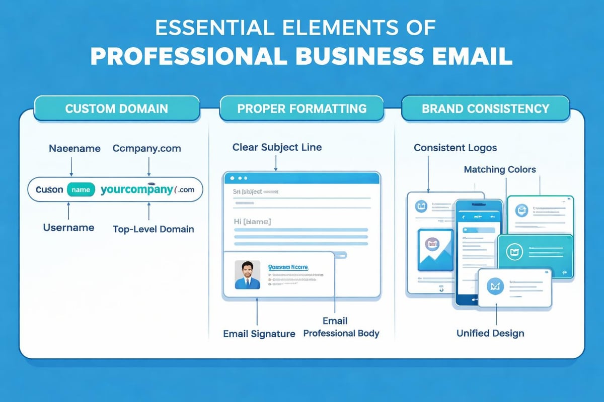 Professional email components