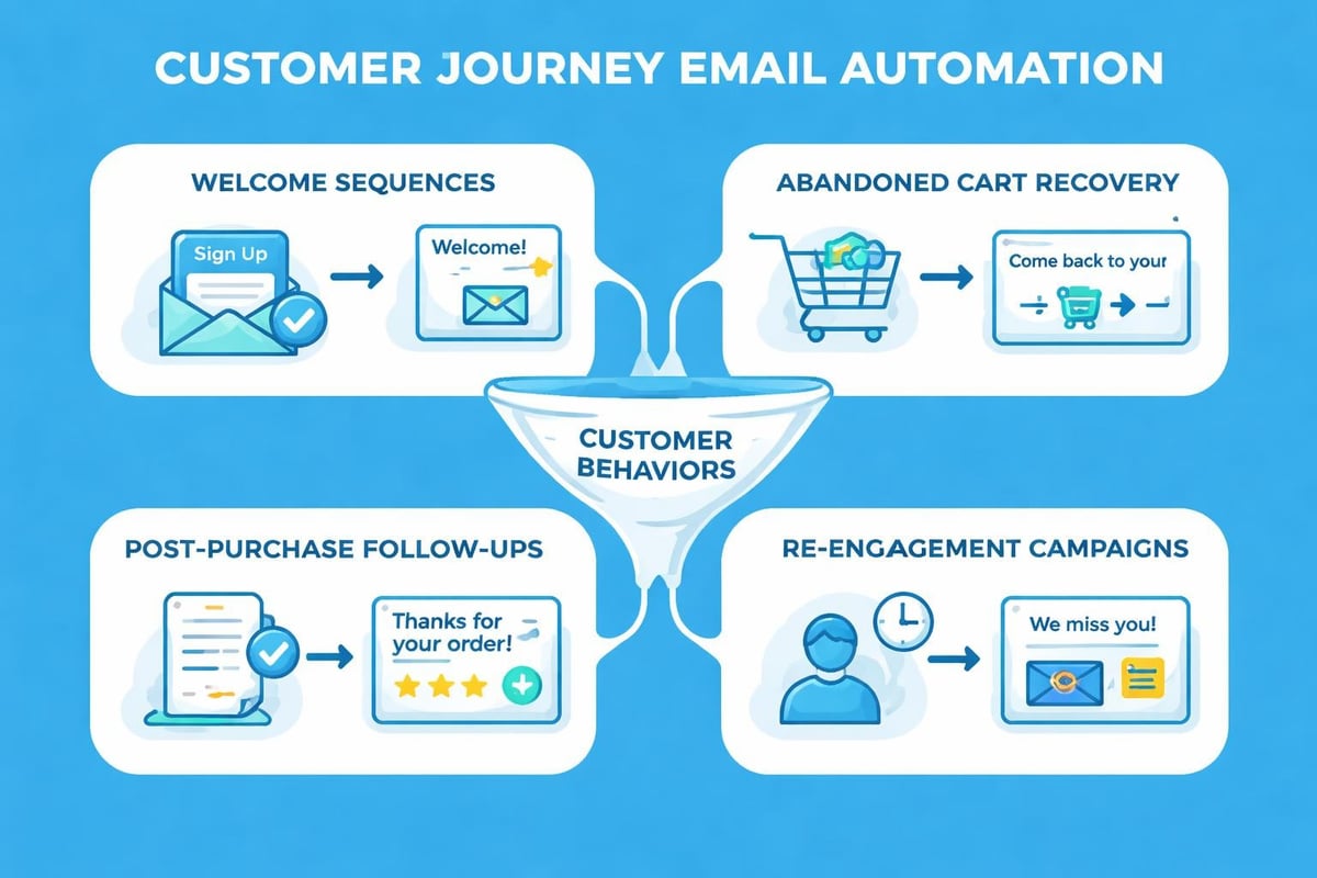 Email automation workflows