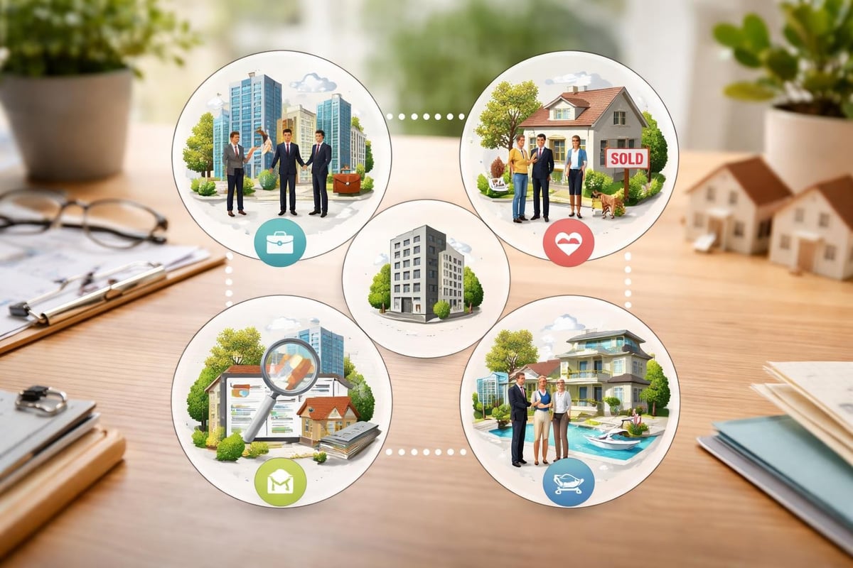 Différentes catégories d'agences immobilières