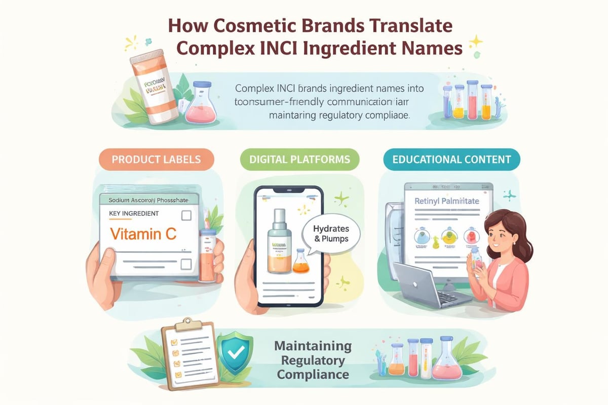 INCI ingredient transparency in branding