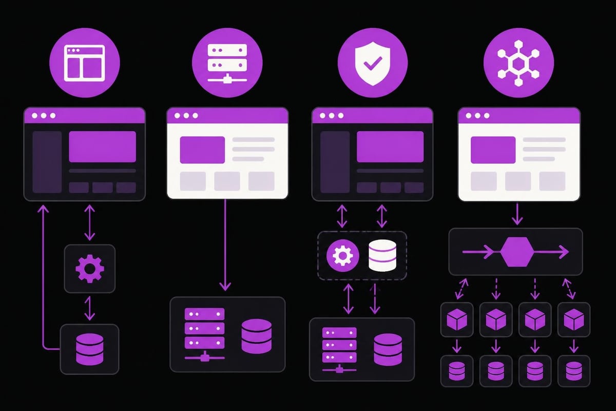 Web application architecture patterns