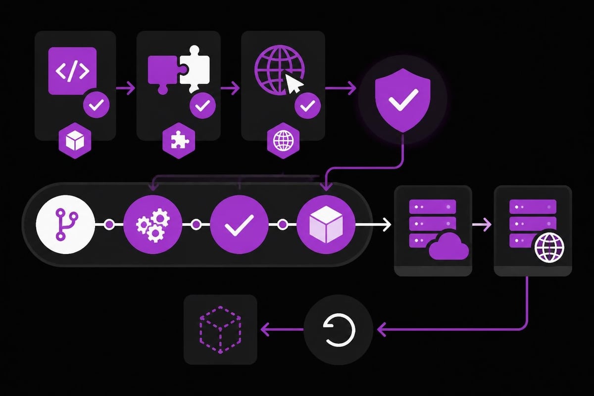 Testing and deployment pipeline