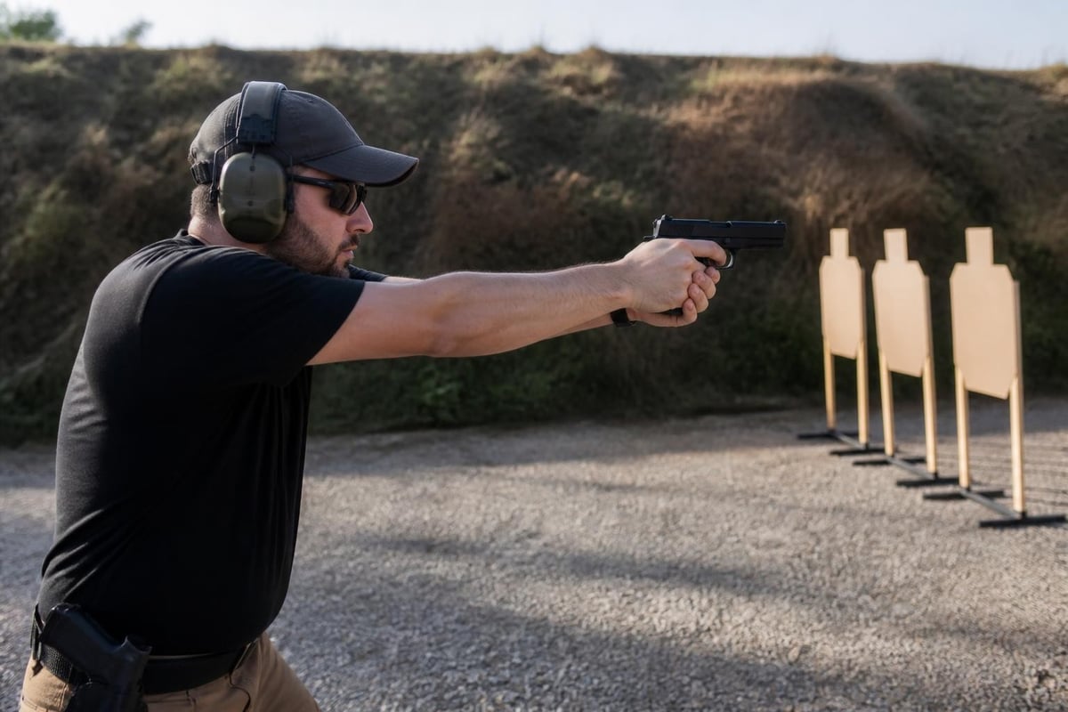 Firearm safety rules diagram