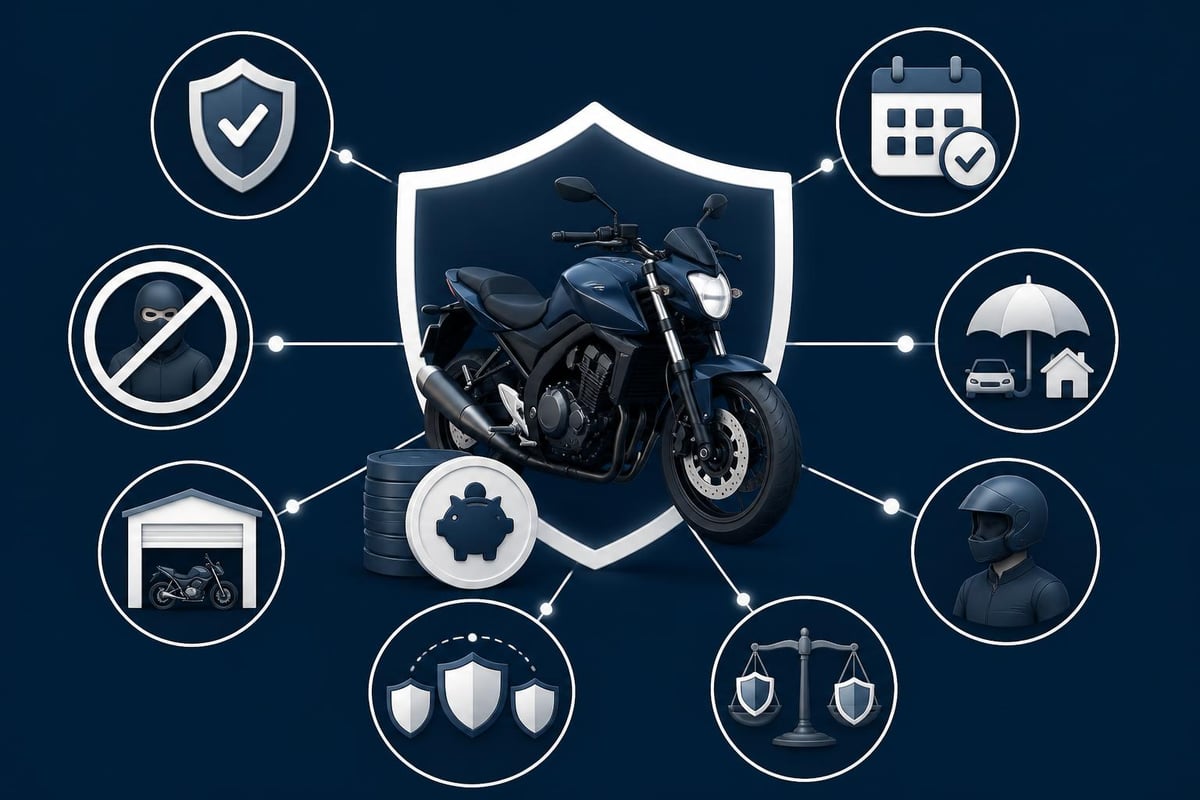 Simulador Seguros de Moto: Calcula y Compara en 2026 3 Factores que reducen precio del seguro