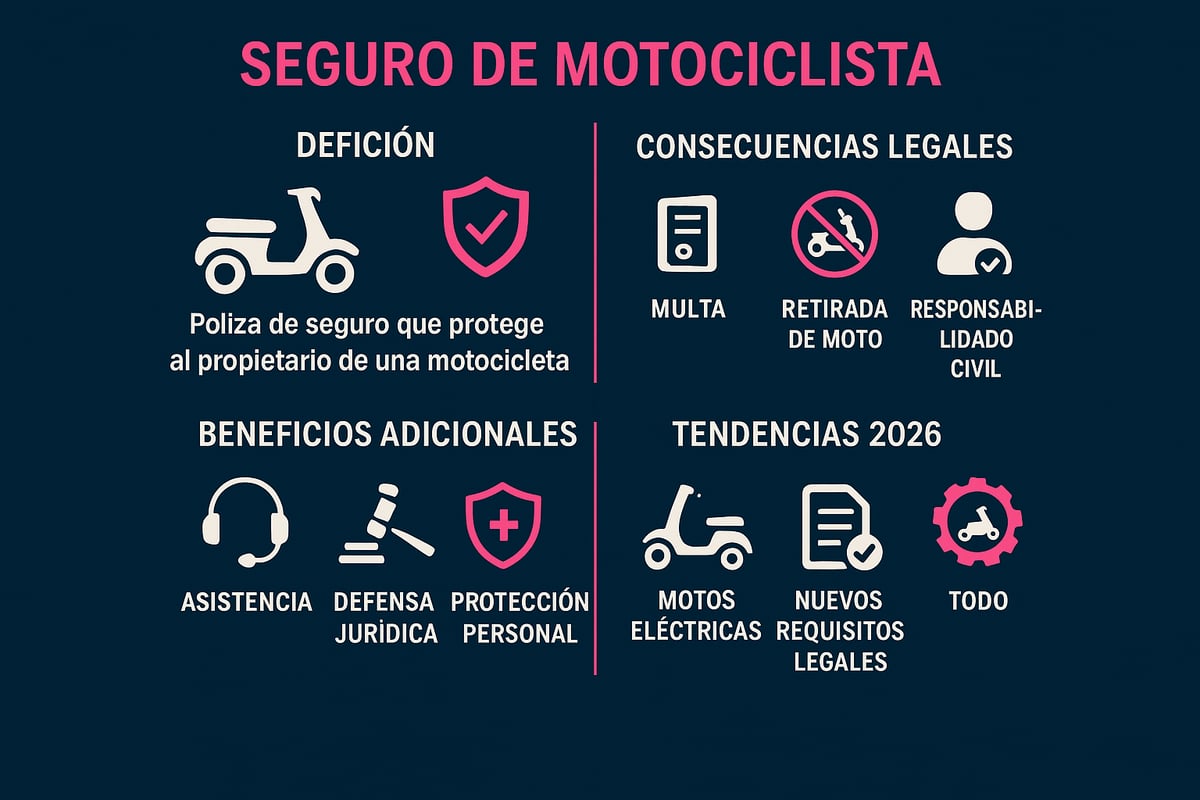 ¿Qué es el seguro de motociclista y por qué es indispensable en 2026?