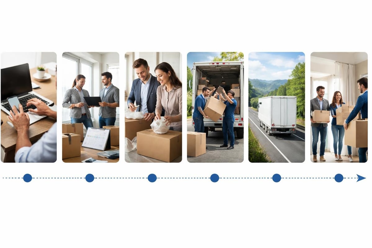 Moving timeline from booking to delivery