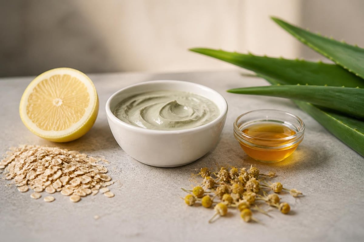 Face pack ingredient categories