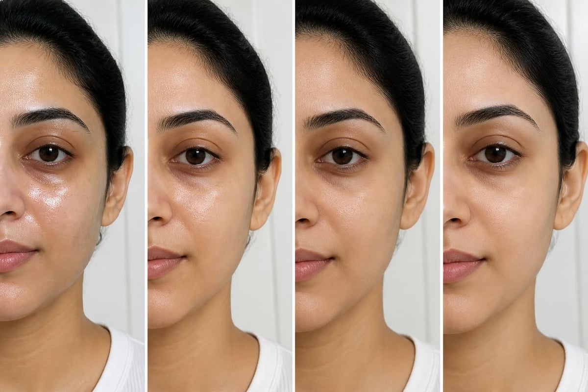 Face pack benefits timeline
