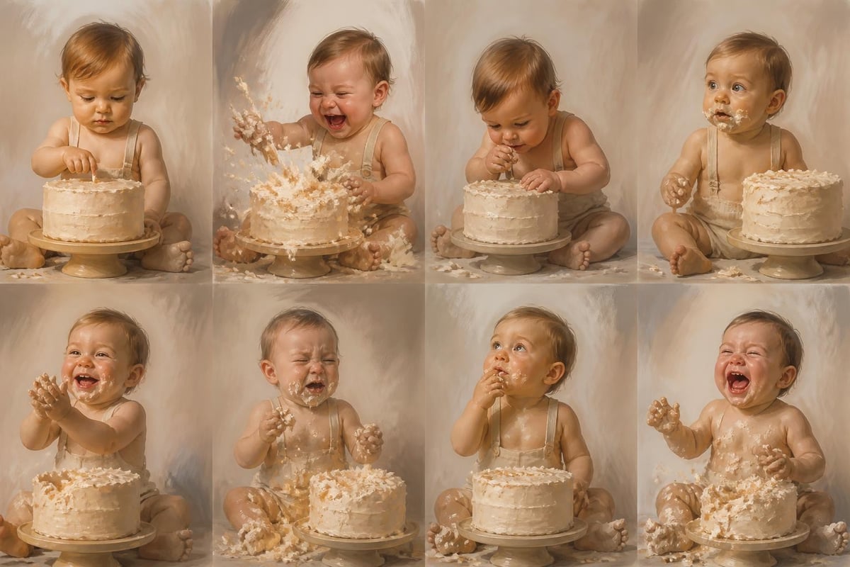 Cake smash variations