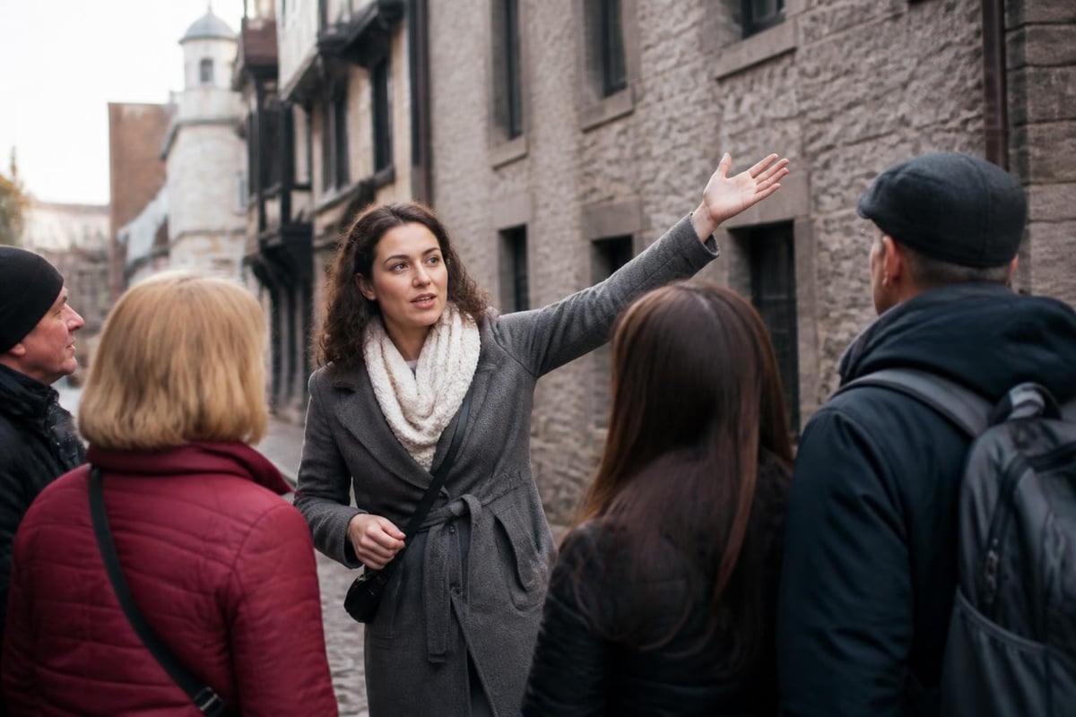 Walking tour storytelling elements