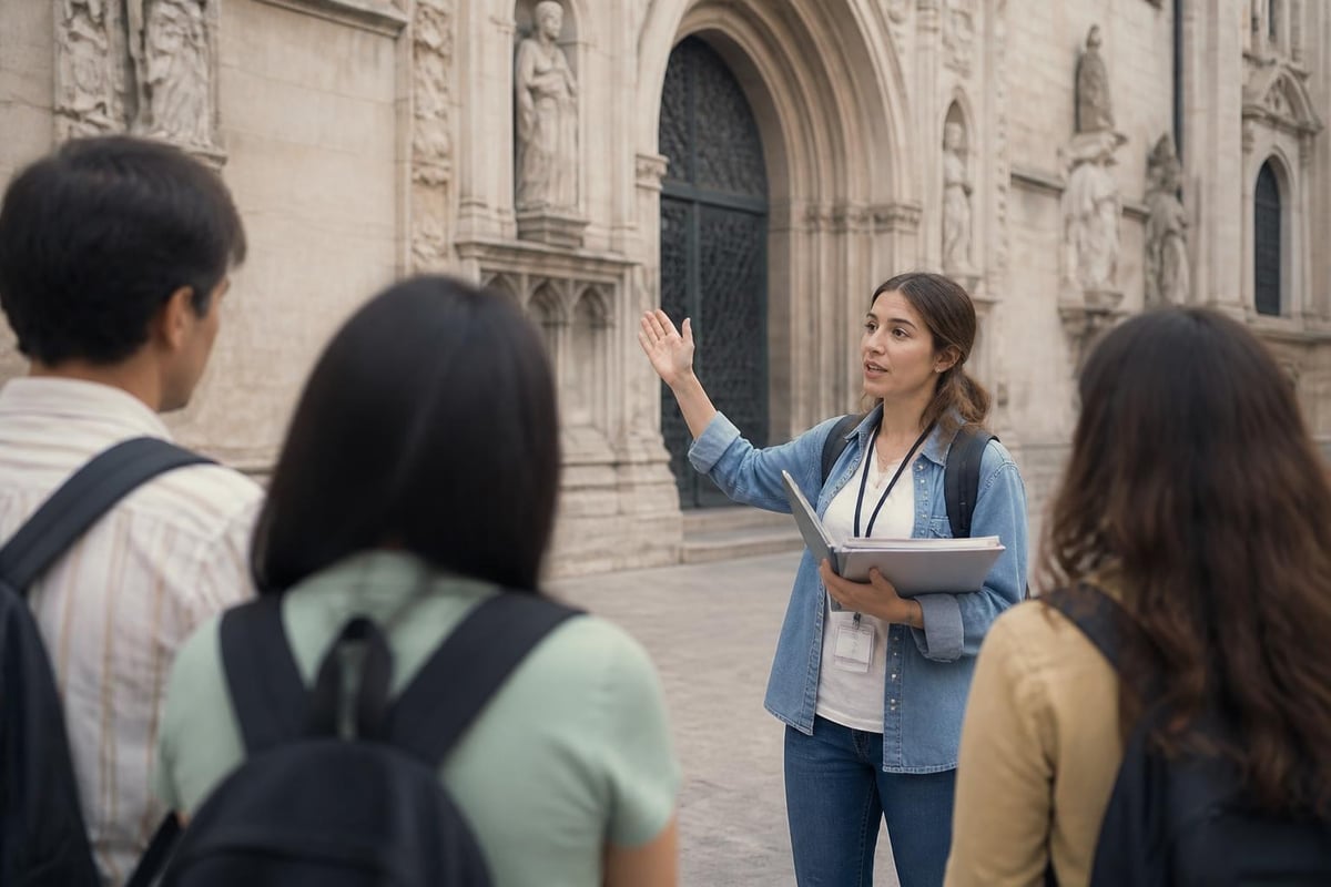 Walking tour guide training elements