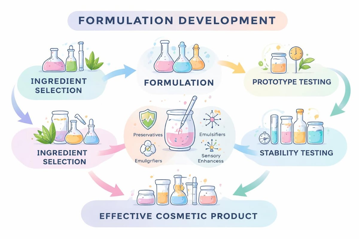 Cosmetic formulation development process