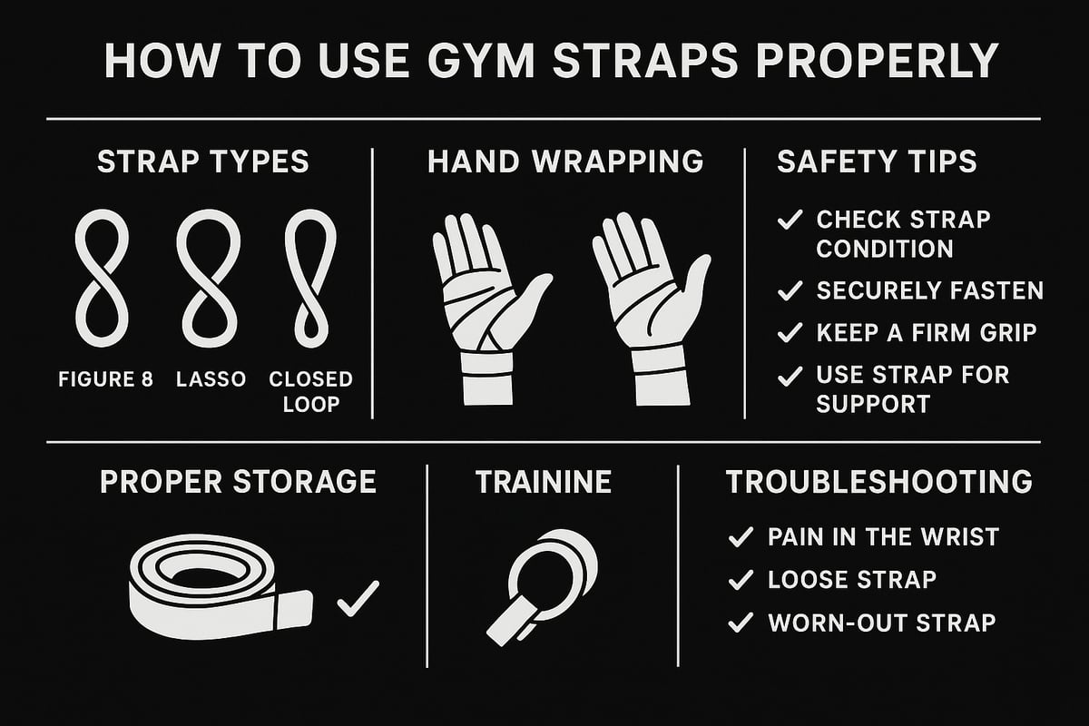 How to Use Gym Straps Properly: Step-by-Step Guide